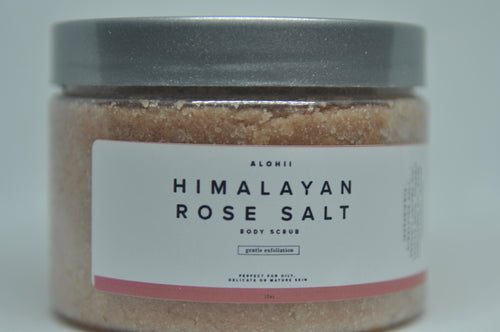 Himalayan Rose Salt Body Scrub Moisturizing